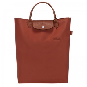 Brown Longchamp Le Pliage Green M Women Tote Bag | US-624ZGTFJW