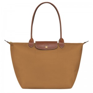 Brown Longchamp Le Pliage Original L Women Tote Bag | US-132NPASWC