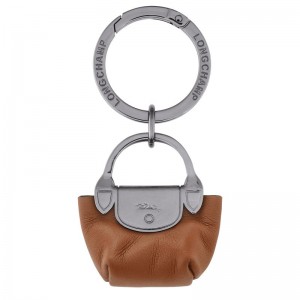 Brown Longchamp Le Pliage Xtra Men Key Rings | US-069NJABZG