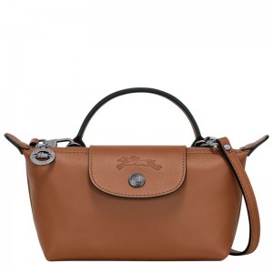 Brown Longchamp Le Pliage Xtra Xs Women Pouch | US-931HDBNZG