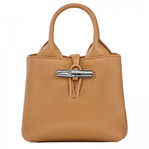 Brown Longchamp Le Roseau Xs Women Handbag | US-640EKTUSY
