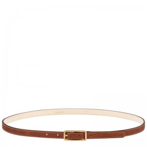 Brown Longchamp Épure Women Belt | US-079EFTLZN