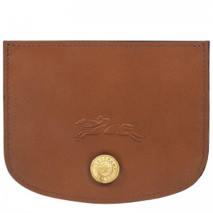 Brown Longchamp Épure Women Card Holder | US-012OHFBZY