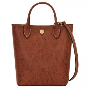 Brown Longchamp Épure Xs Women Tote Bag | US-420ZMJOUQ