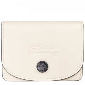 Cream Longchamp Le Pliage Xtra Men Card Holder | US-175GEUHOA