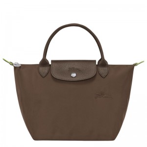 Dark Brown Longchamp Le Pliage Green S Women Handbag | US-673MZGNKY