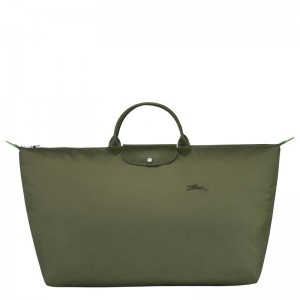 Dark Green Longchamp Le Pliage Green Xl Women Travel Bag | US-459OKGSTB