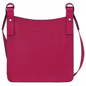 Dark Pink Longchamp Le Foulonné S Women Crossbody Bag | US-035KSOMHX