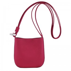 Dark Pink Longchamp Le Roseau S Women Crossbody Bag | US-634RLQSMV