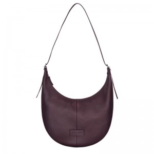 Dark Purple Longchamp Essential L Women Crossbody Bag | US-217NIARST
