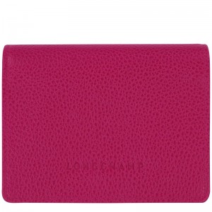 Fuchsia Longchamp Le Foulonné Men Wallet | US-794JUHBGC