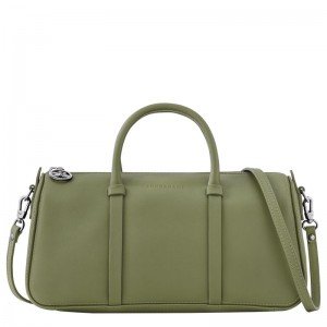 Green Longchamp Daylong M Women Handbag | US-943TIZFSL