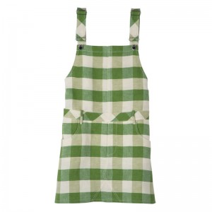 Green Longchamp Vichy Jacquard Women Dress | US-213CZITAW