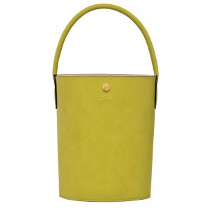 Green Longchamp Épure S Women Bucket Bag | US-460EWOPCN