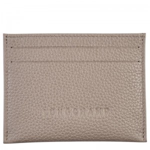 Grey Longchamp Le Foulonné Women Card Holder | US-837DOYALU