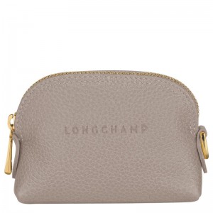 Grey Longchamp Le Foulonné Women Coin Purse | US-187MSFXWC