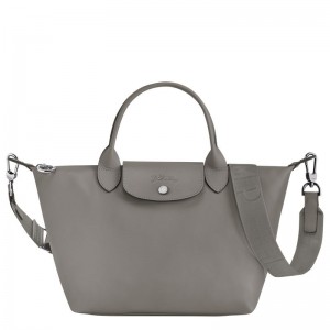 Grey Longchamp Le Pliage Xtra S Women Handbag | US-072LPWCBE