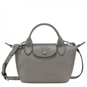 Grey Longchamp Le Pliage Xtra Xs Women Handbag | US-312NKECHD