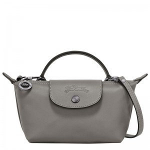 Grey Longchamp Le Pliage Xtra Xs Women Pouch | US-602JATBMR