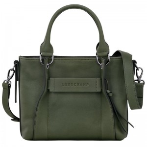 Khaki Longchamp 3D S Women Handbag | US-670SWBRHL