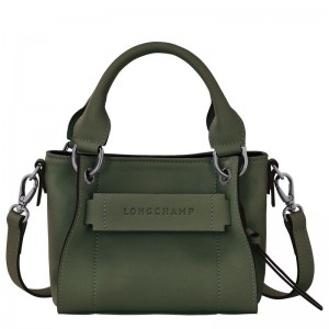 Khaki Longchamp 3D Xs Women Handbag | US-205HWGTPV