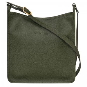 Khaki Longchamp Le Foulonné M Women Crossbody Bag | US-491TXBCIA