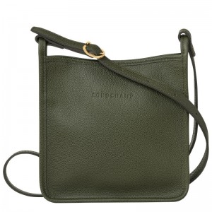 Khaki Longchamp Le Foulonné S Women Crossbody Bag | US-438EWIGJD