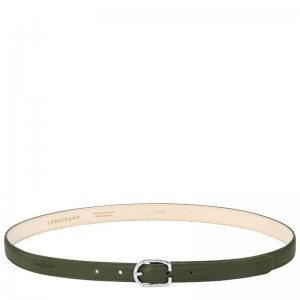 Khaki Longchamp Le Foulonné Women Belt | US-035TKORXI