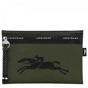 Khaki Longchamp Le Pliage Energy Men Pouch | US-529LPISHW