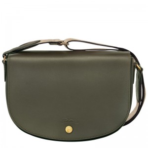 Khaki Longchamp Épure M Women Crossbody Bag | US-612JZUITK