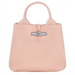 Light Rose Longchamp Le Roseau S Women Handbag | US-234QKLUIE