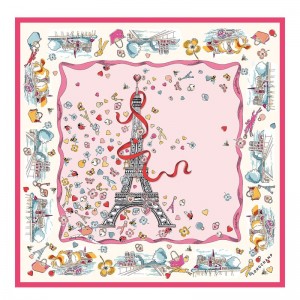 Multicolor Longchamp Equestrian Tower 50 Women Scarf | US-614BLAUXW