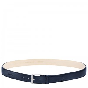 Navy Longchamp Le Foulonné Men Belt | US-108EYFTNG