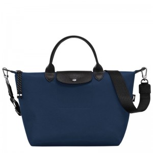 Navy Longchamp Le Pliage Energy L Men Handbag | US-639GAPYZK