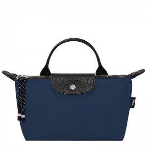 Navy Longchamp Le Pliage Energy Men Pouch | US-510NPOQIR