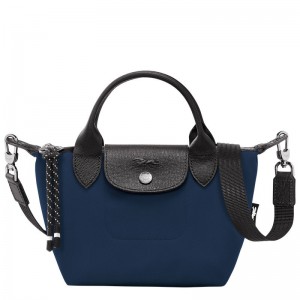 Navy Longchamp Le Pliage Energy Xs Men Handbag | US-245SADNBW