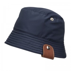 Navy Longchamp Reversible Women Bucket Hat | US-849KNVTJC