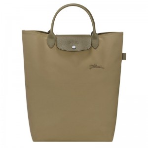 Olive Longchamp Le Pliage Green M Women Tote Bag | US-125DXFSOK