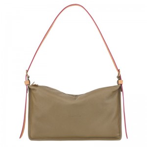 Olive Longchamp Smoothie M Women Crossbody Bag | US-461RKOWLV