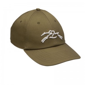 Olive / Multicolor Longchamp Solid Women Cap | US-914ODXYHG