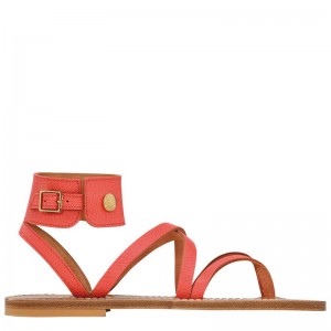 Orange Longchamp X K.Jacques Women Sandals | US-826ZTNFLG