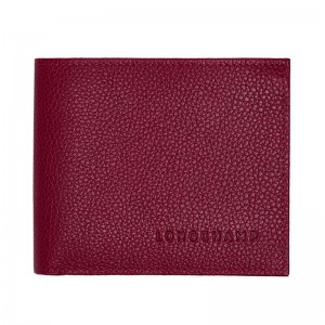 Pink Longchamp Le Foulonné Men Wallet | US-810EQXDAZ