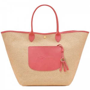 Pink Longchamp Le Pliage Collection L Basket Women Tote Bag | US-307LHMYCR