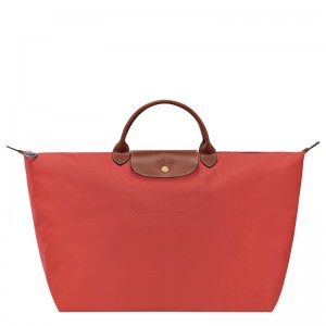 Pink Longchamp Le Pliage Original L Men Travel Bag | US-082RZQBHP