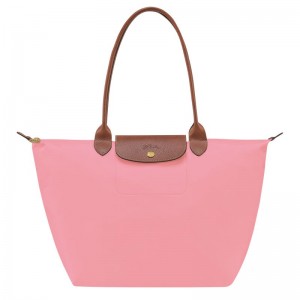 Pink Longchamp Le Pliage Original L Women Tote Bag | US-819WFXLPV