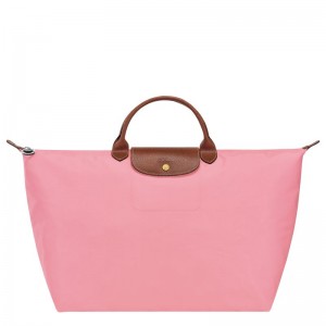 Pink Longchamp Le Pliage Original L Women Travel Bag | US-851EVYTJU