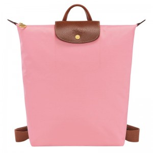 Pink Longchamp Le Pliage Original M Men Backpack | US-591DESHMC