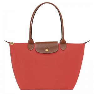 Pink Longchamp Le Pliage Original M Women Tote Bag | US-073BTHMIG