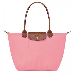 Pink Longchamp Le Pliage Original M Women Tote Bag | US-369YTHXUR