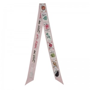 Pink / Multicolor Longchamp Pink And Green Women Headband | US-097IPFUEC